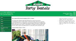 Desktop Screenshot of kingpartyrentals.net